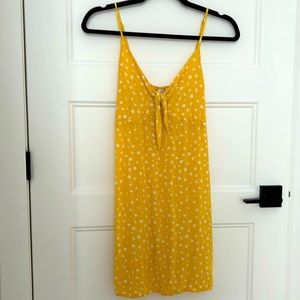 Yellow flower dress